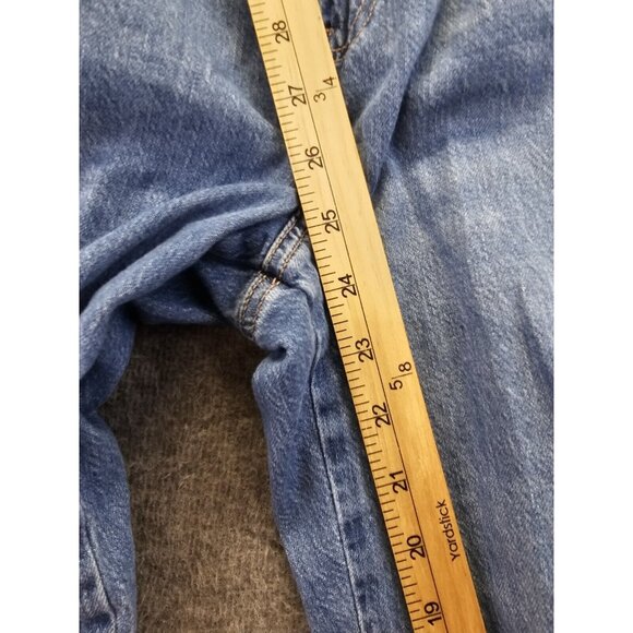 American Eagle Jeans Women’s Size 6 Relaxed Mom Jeans Medium Wash Triple Button - Picture 9 of 11